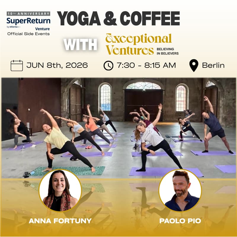 Cover Image for Rise & Recharge: Morning Yoga and Coffee hosted by Exceptional Ventures