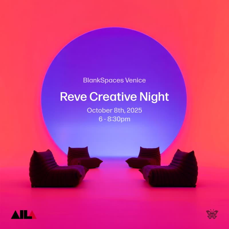 Cover Image for AI LA x Reve Present: Reve Creative Night