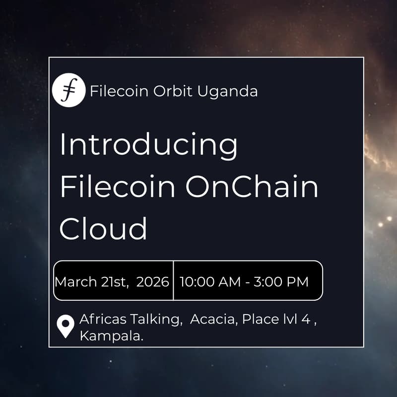 Cover Image for Filecoin Orbit Kampala:Introducing Filecoin Onchain Cloud