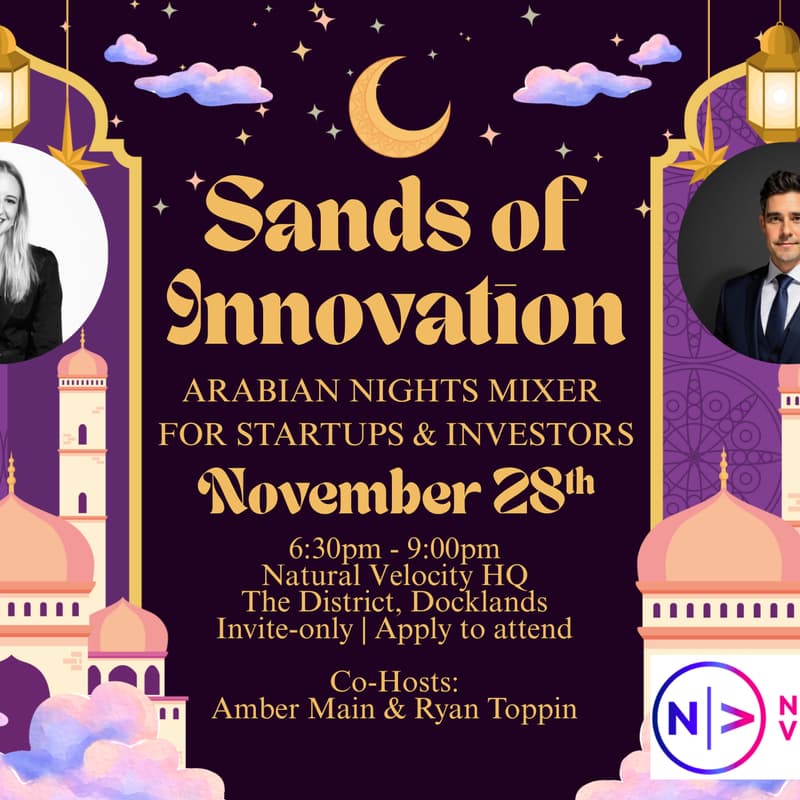 Cover Image for π₯ Sands of Innovation β Arabian Nights for Startups & Investors