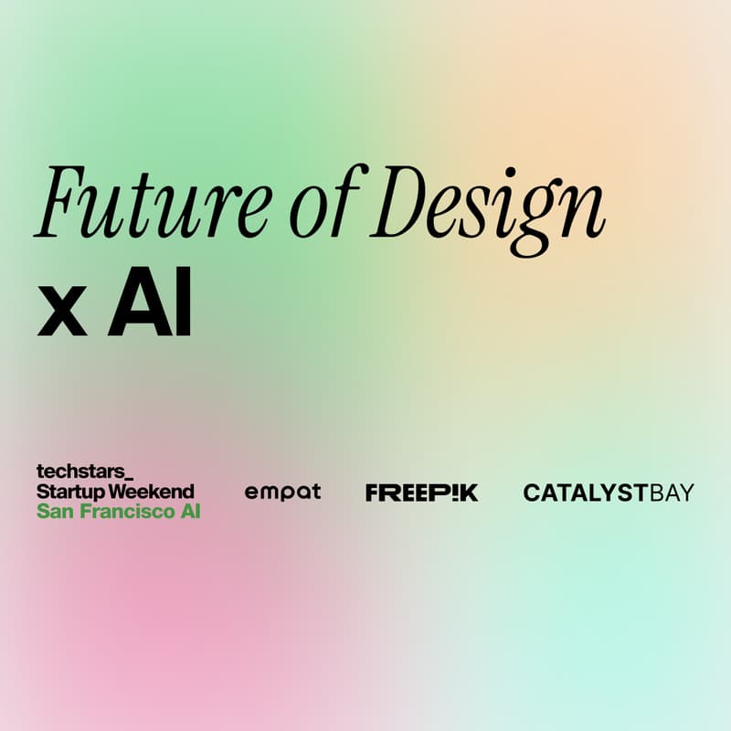 Cover Image for Future of Design x AI | Techstars Startup Weekend SF x PRJCTR x Freepik