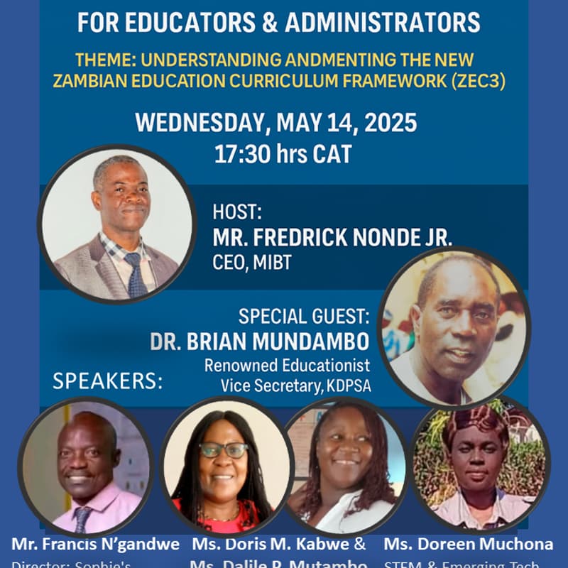 Cover Image for Capacity Building Webinar for Educators & Administrators