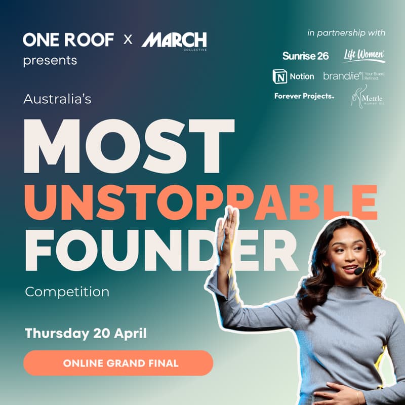 Cover Image for Grand Final - Australia's Most Unstoppable Founder Competition