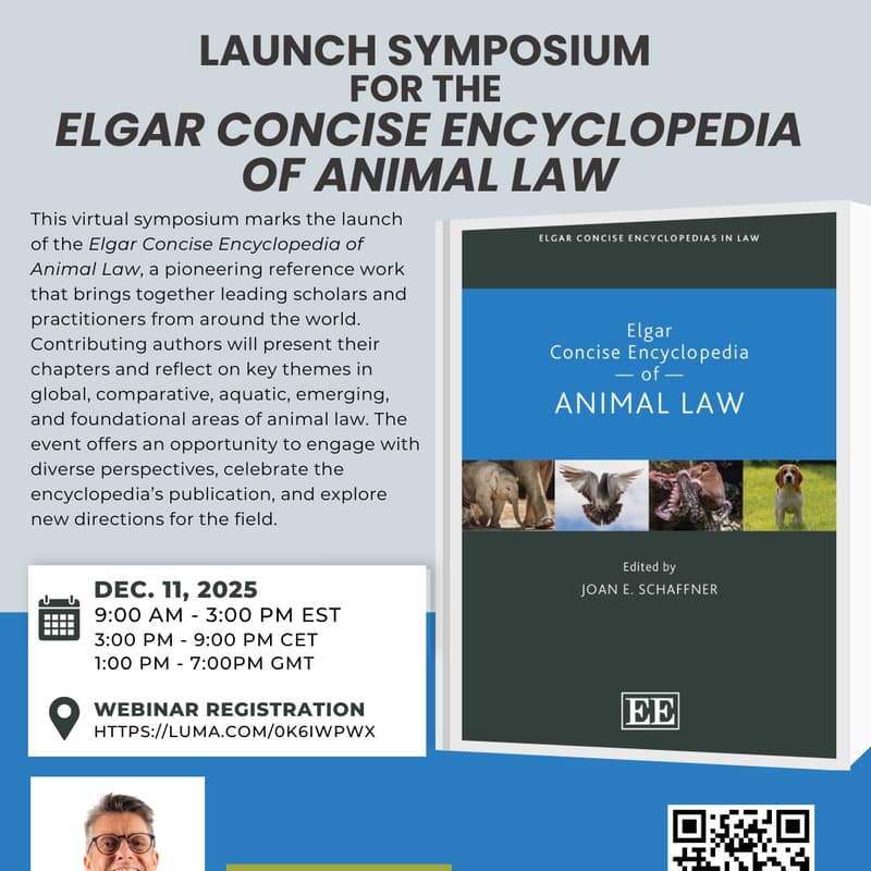 Cover Image for Encyclopedia of Animal Law Launch Symposium