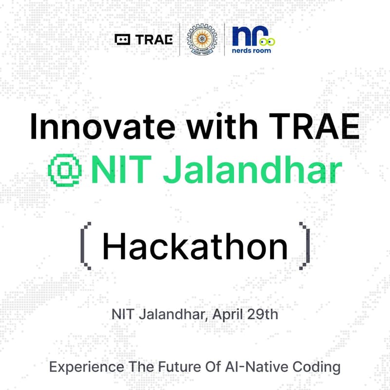 Cover Image for Innovate with TRAE @NIT Jalandhar