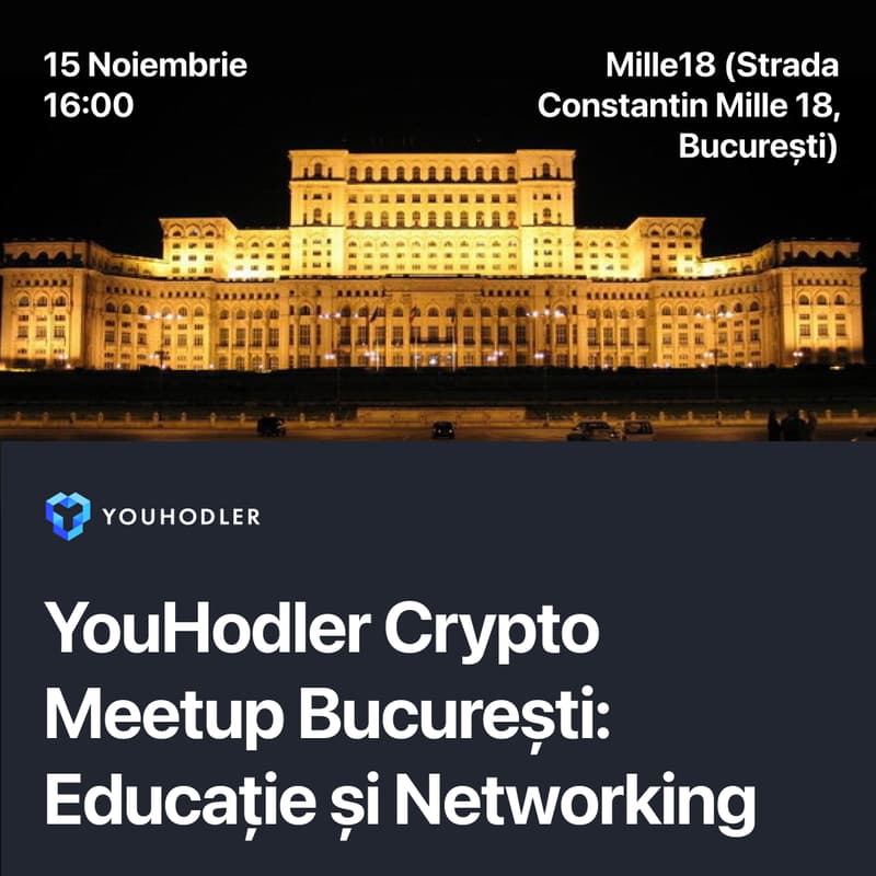 Cover Image for YouHodler Crypto Meetup – Educație și Networking