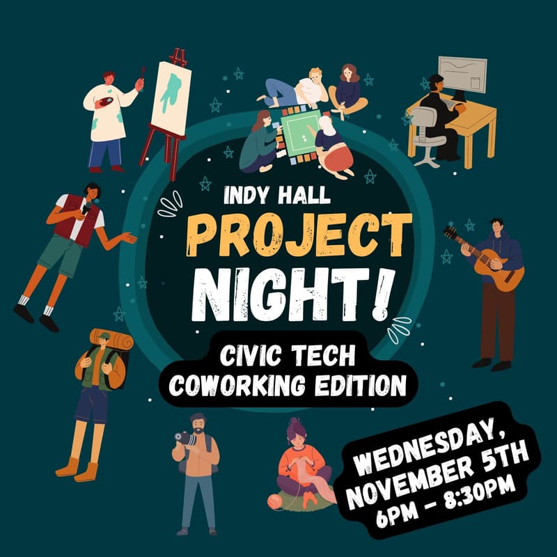 Cover Image for Project Coworking Night: Civic Tech Edition!
