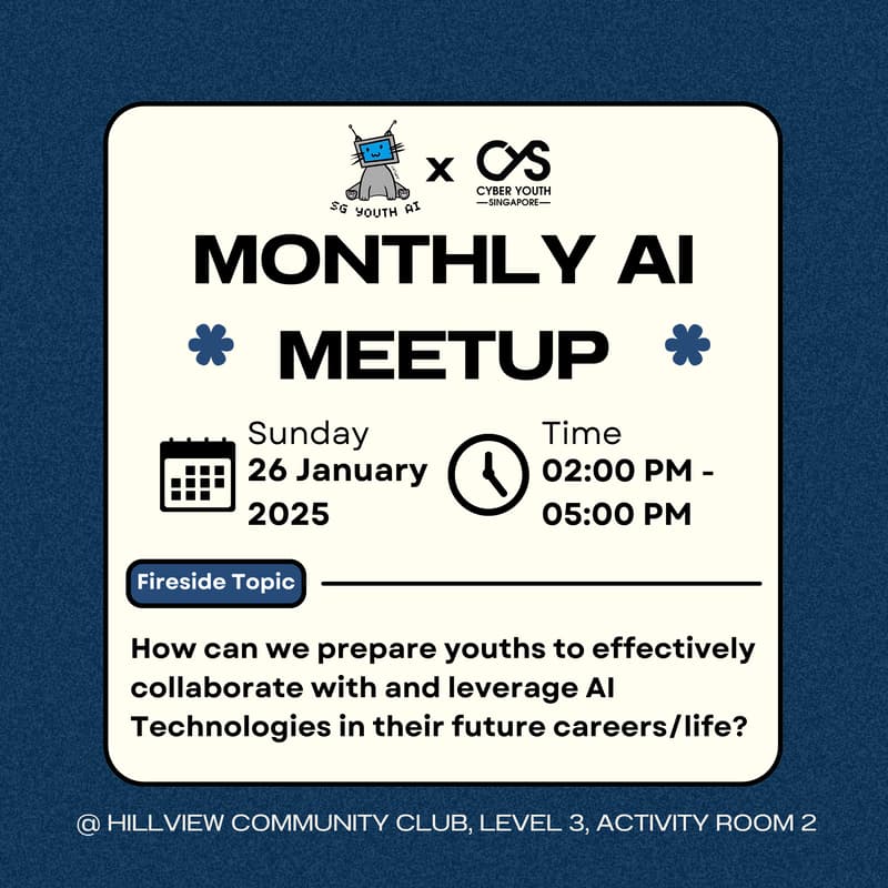 Cover Image for CYS X SYAI Monthly AI Meetup