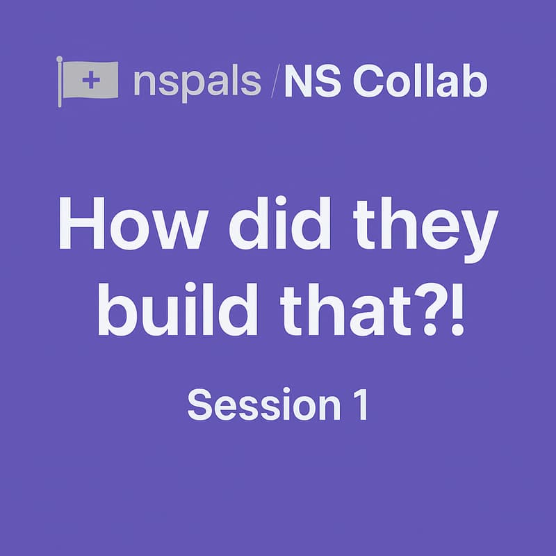 Cover Image for NS Buildathon - Share Session #1
