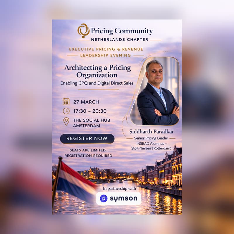 Cover Image for Pricing Salon - Amsterdam