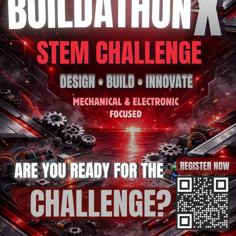 Cover Image for Buildathon × STEM Challenge 2026 — 28 Mar (Demo Day) | 28 Feb (Workshop)