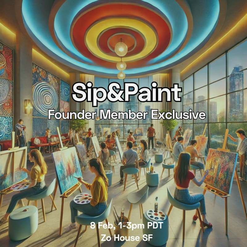 Cover Image for Sip & Paint - Founder Member Exclusive