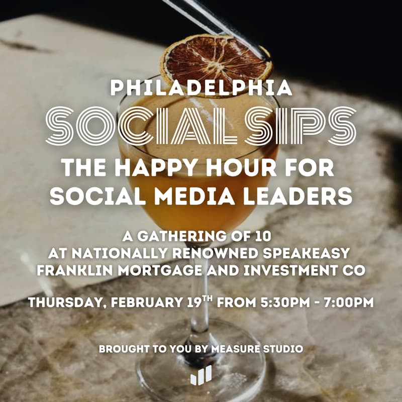 Cover Image for Social Sips: The Happy Hour for Social Media Leaders