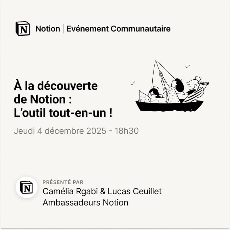 Cover Image for À la découverte de Notion : l'outil tout-en-un !