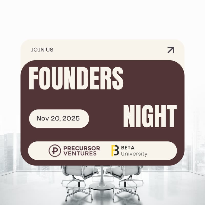Cover Image for Founders Night w/ Precursor Ventures