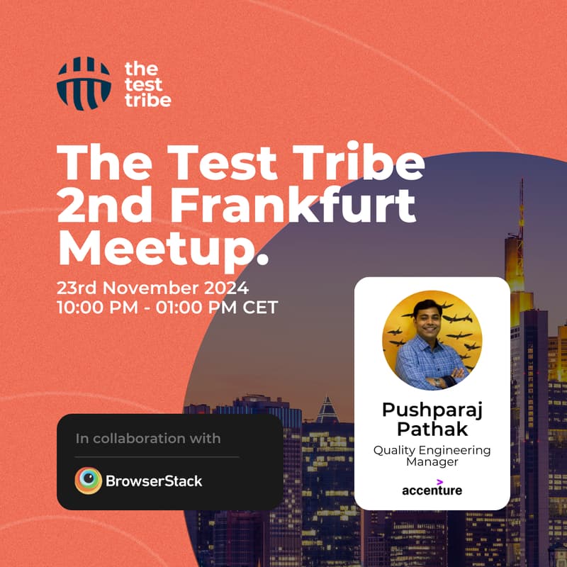 Cover Image for Why Test Automation? | In Person Frankfurt Meetup