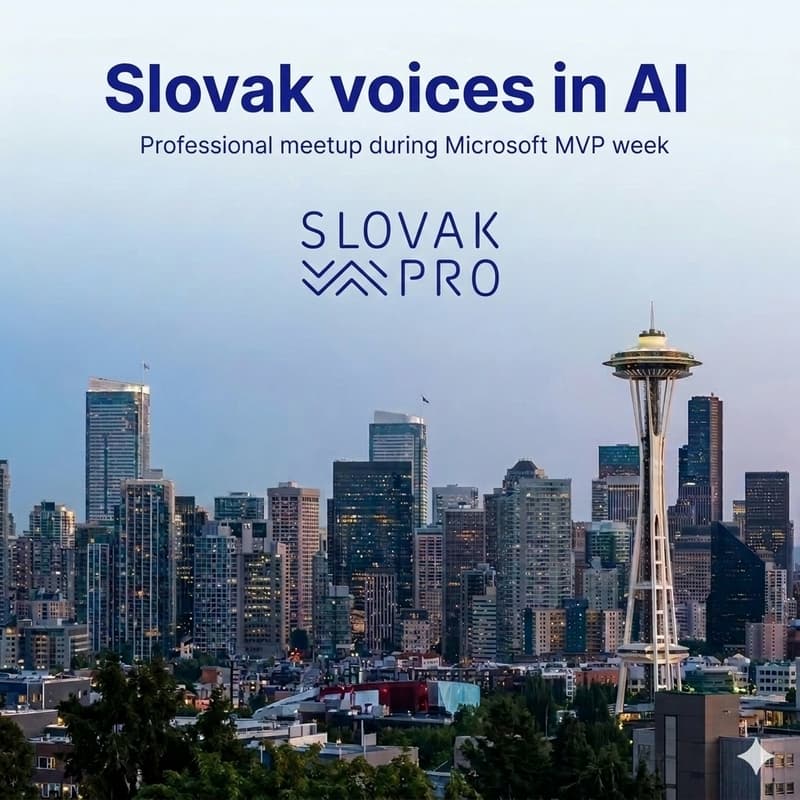 Cover Image for Slovak Voices in AI: Professionals' meetup during MSFT MVP week