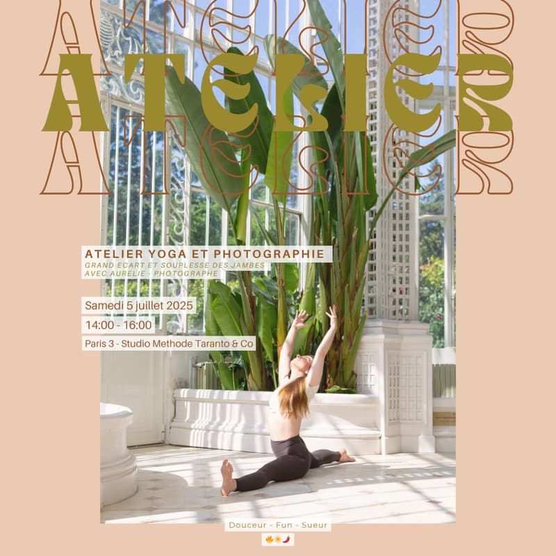 Image de couverture pour Atelier Yoga & Photographie. 🤎📸
