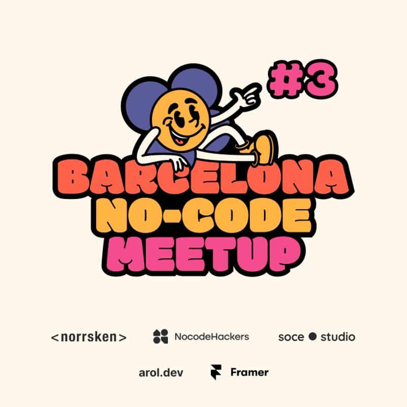 Cover Image for Barcelona No-Code Meetup #3: Future (?) of No-Code 🫨