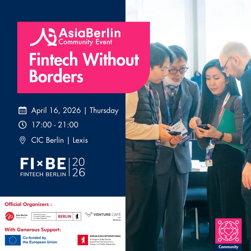 Cover Image for THURSDAY GATHERING #50 AsiaBerlin Community Event: Fintech Without Borders