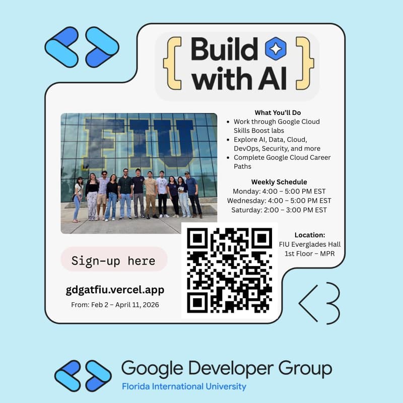 Cover Image for GDG at FIU — Study Jams Series