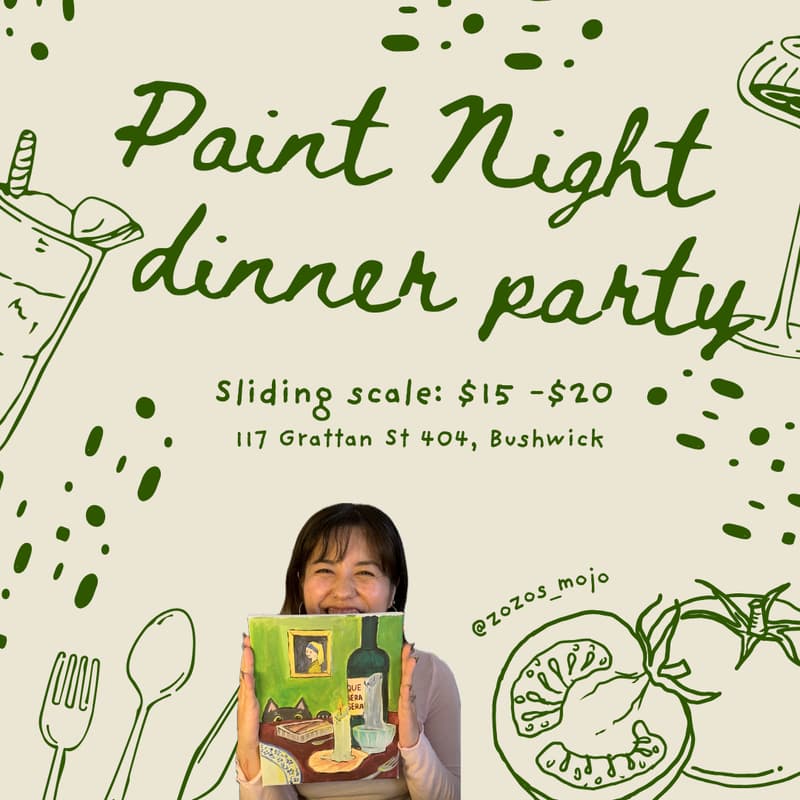 Cover Image for Paint Night - Dinner Party Theme
