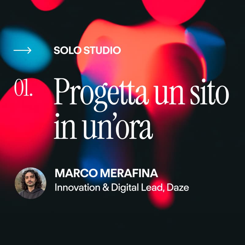Cover Image for Solo Studio 01 - Progetta un sito in un'ora