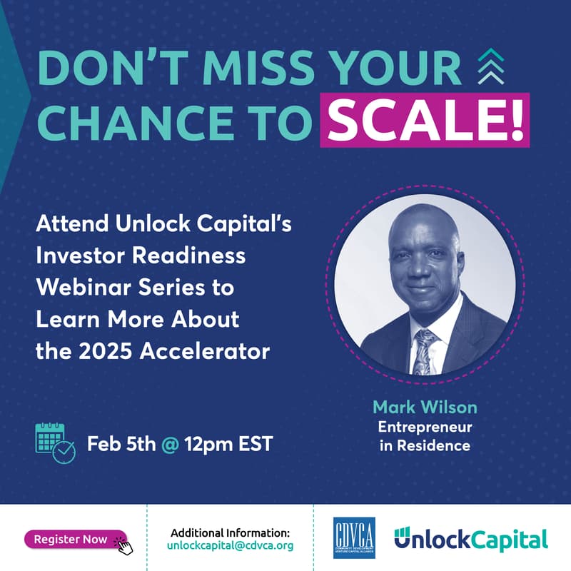 Cover Image for Investor Readiness Webinar Series: Mark Wilson