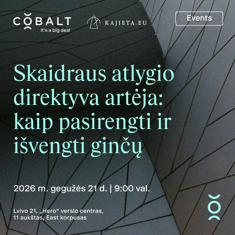 Skaidraus atlygio direktyva artėja: kaip pasirengti ir išvengti ginčų viršelio nuotrauka