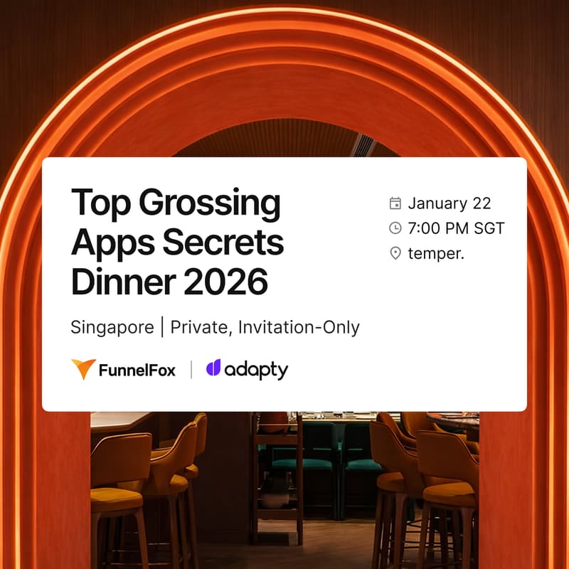 Cover Image for Top Grossing Apps Secrets Dinner 2026