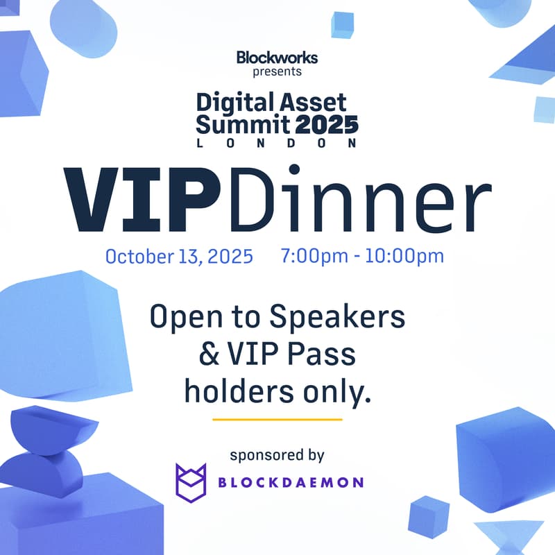 Cover Image for Blockworks VIP Dinner