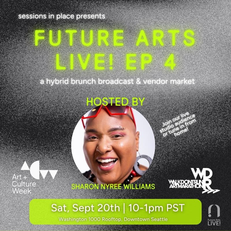 Cover Image for Future Arts LIVE! Ep. 4 Interactive Brunch Broadcast *Art & Culture Week Kickoff*