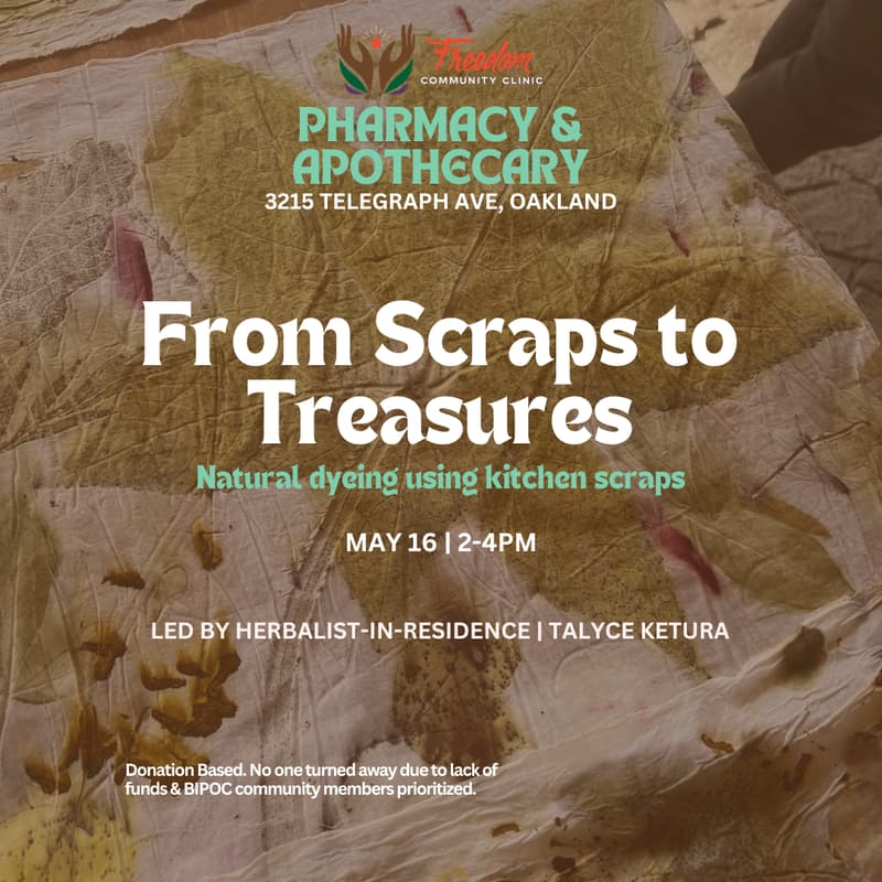 Cover Image for From Scraps to Treasures: Natural dyeing using kitchen scraps