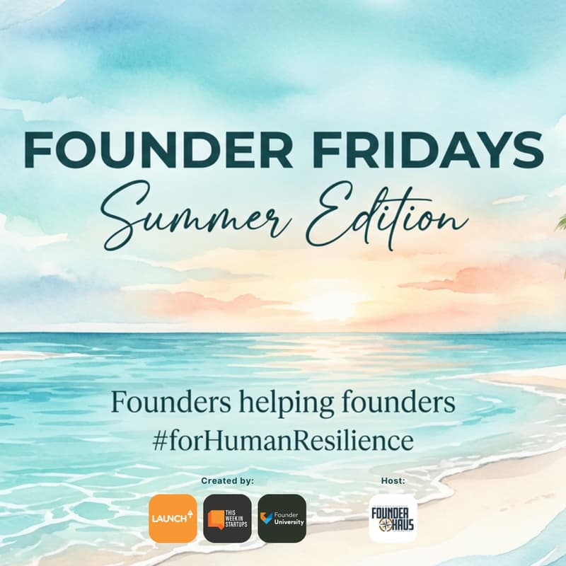 Cover Image for Founder Fridays - Summer Edition - Florianópolis/BR