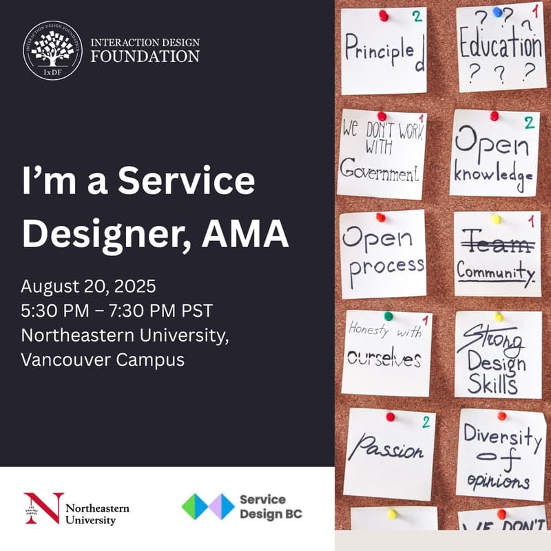 Cover Image for Interaction Design Foundation: I'm a Service Designer - Ask me Anything!