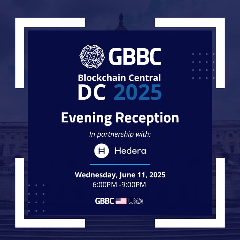 Cover Image for GBBC USA's Blockchain Central DC | Evening Reception in Partnership with Hedera
