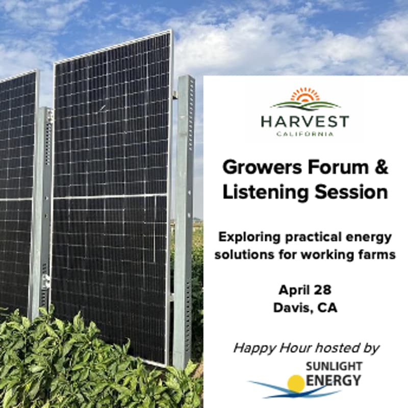 Cover Image for Growers Forum & Listening Session in Davis