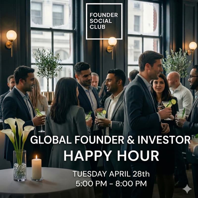 Cover Image for Global Founder & Investor Happy Hour (Startup Grind Bar Crawl)