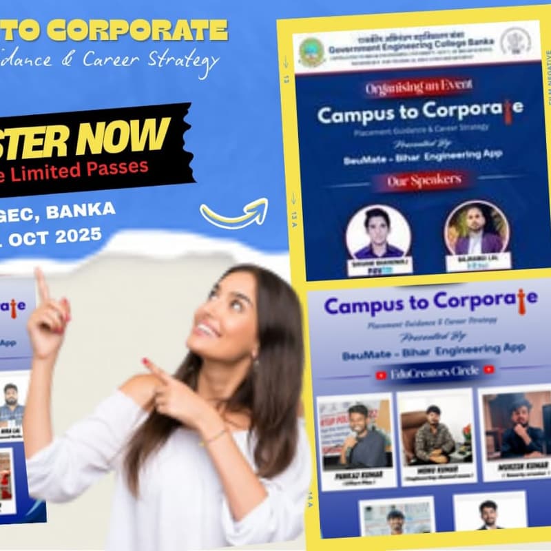 Cover Image for Campus to Corporate:Placement Guidence & Career Strategy