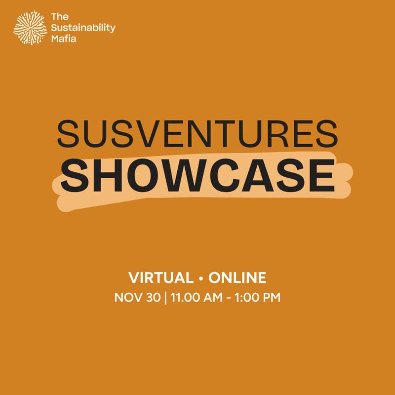 Cover Image for SusVentures Showcase (online) - Nov 30, 2024