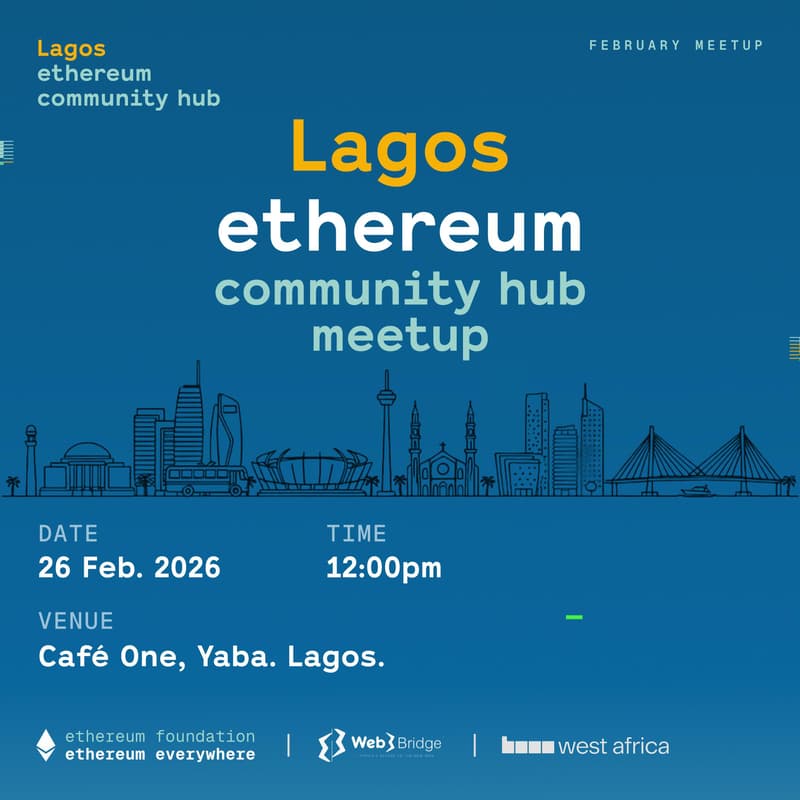 Cover Image for Lagos Ethereum Community Hub MeetUp