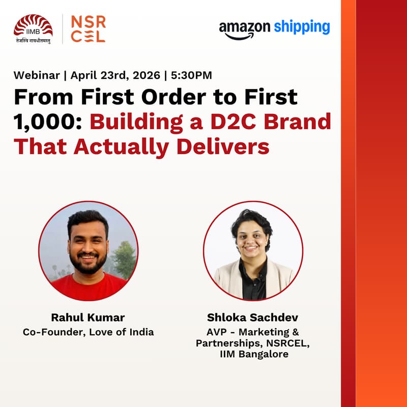 Cover Image for Startup Essentials Week Ep #2: From First Order to First 1,000: Building a D2C Brand That Actually Delivers with Amazon Shipping