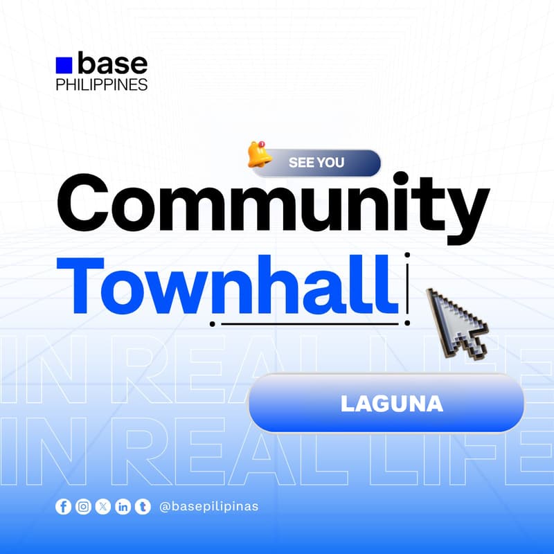 Cover Image for Base Philippines Community Townhall - LAGUNA