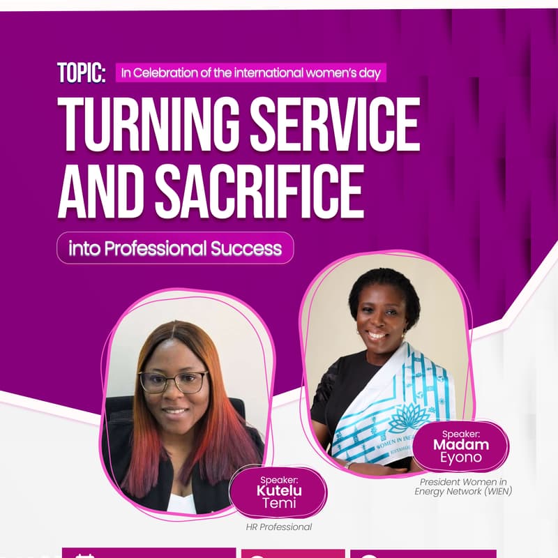Cover Image for TURNING SERVICE AND SACRIFICE, AN INTERNATIONAL WOMEN'S DAY PROGRAMME.