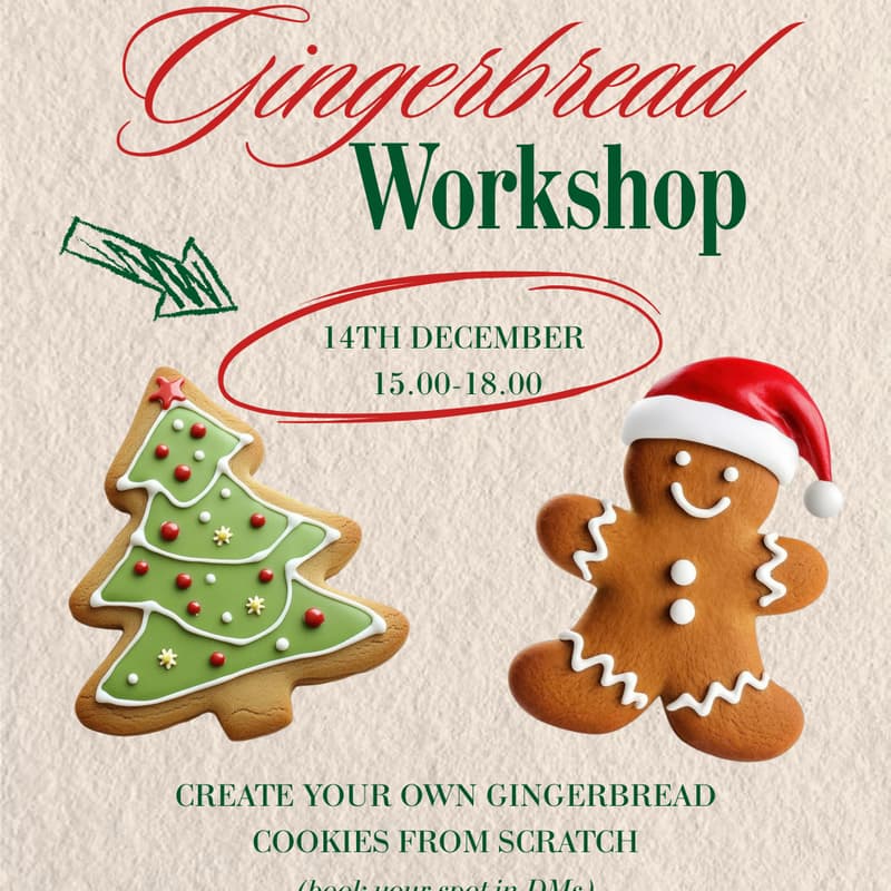 Cover Image for Gingerbread Cookies WORKSHOP
