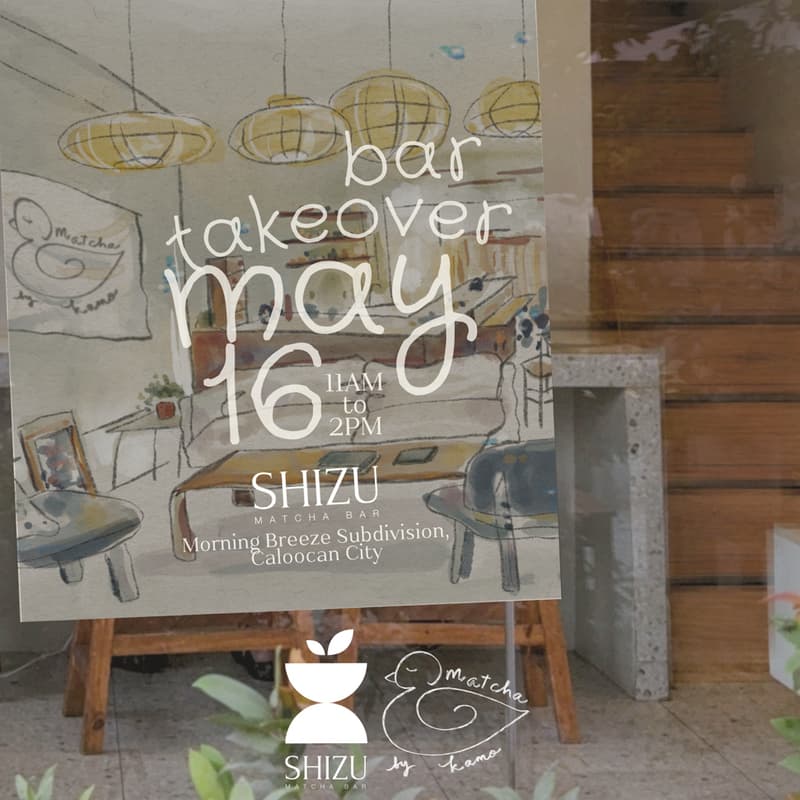 Cover Image for matcha by kamo bar takeover at shizu matcha bar