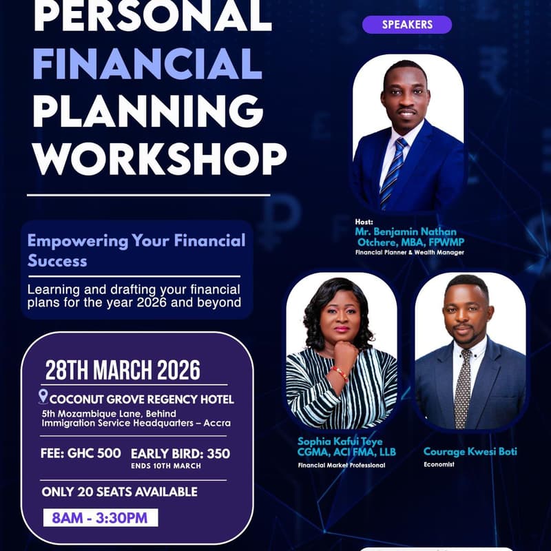 Cover Image for Personal Financial Planning Workshop