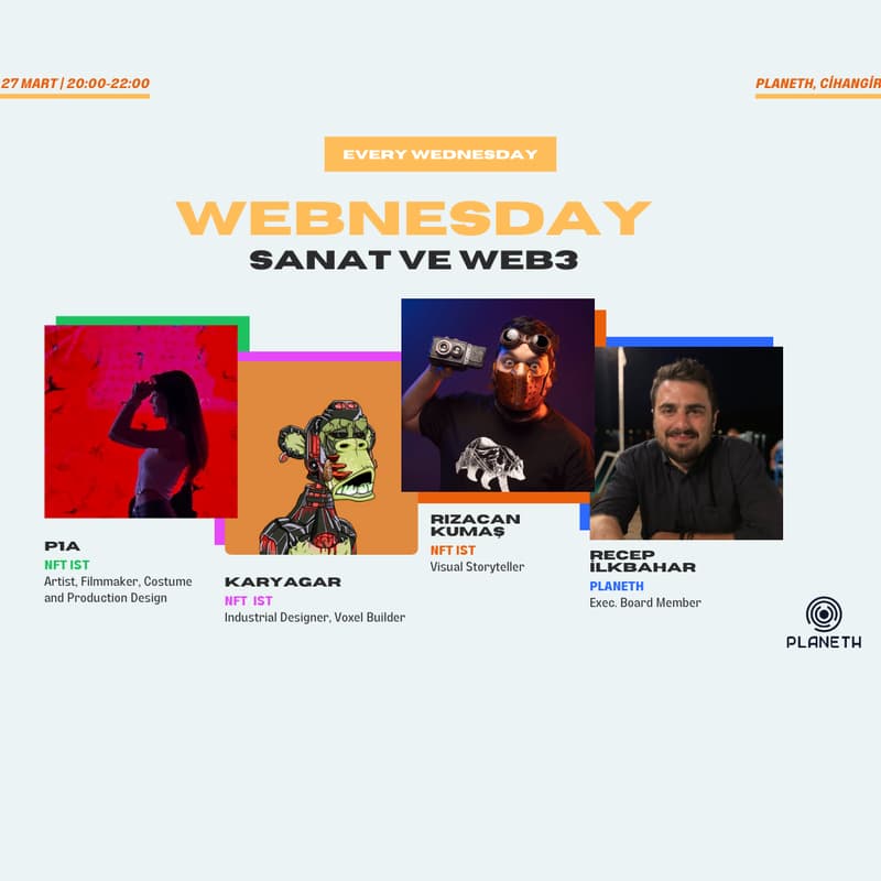 Webnesday#3: Sanat ve Web3 için kapak görseli