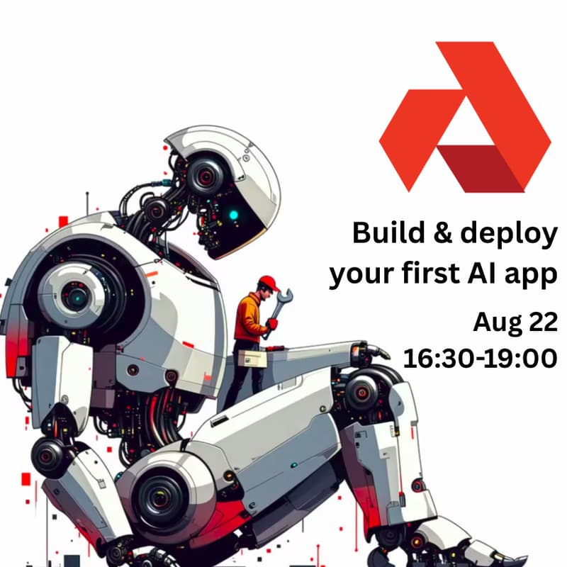 Cover Image for Build & deploy your  first AI app
