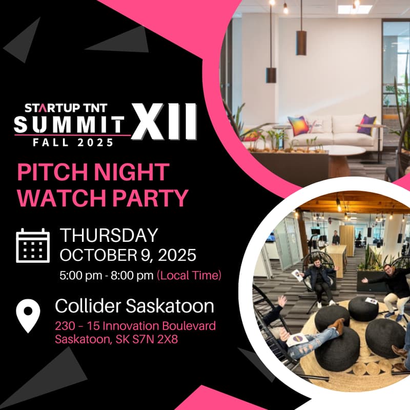 Cover Image for Startup TNT SK Summit XII Pitch Night WATCH PARTY